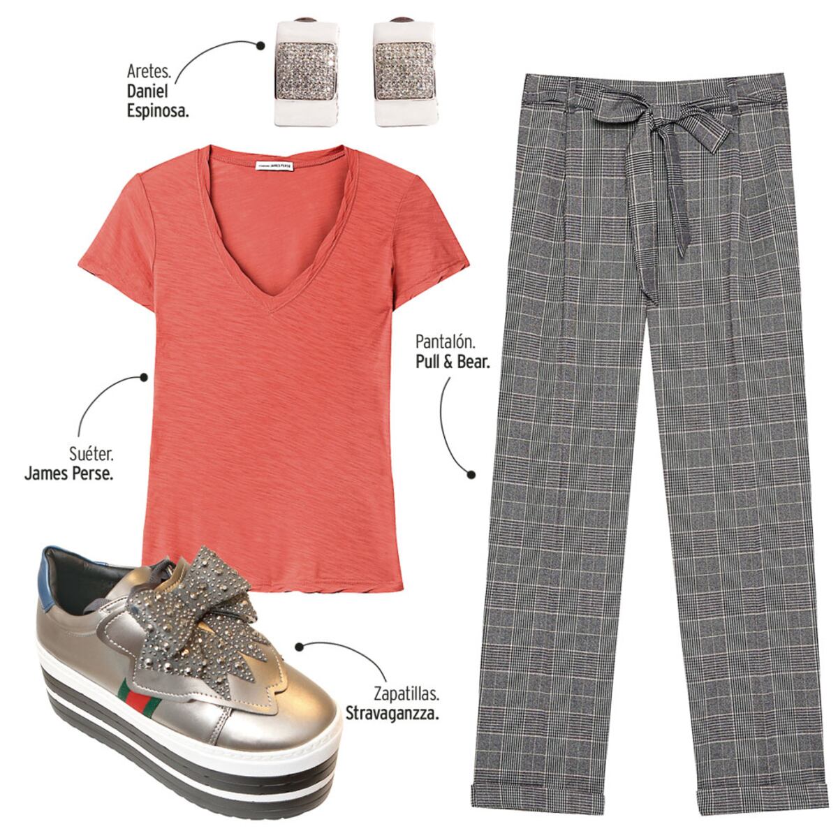 Cuatro combinaciones con piezas de cuadros