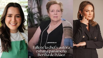 ‘Ella me inspiró a atreverme a cocinar’: personalidades recuerdan a la chef y autora Bertha de Peláez 