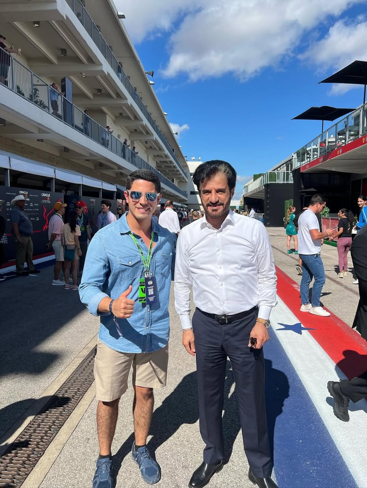 Diputado panameño en la F1: José Pérez Barboni asistió al Gran Premio de Estados Unidos 