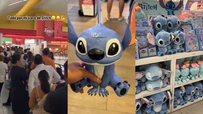 ‘Tenía 60 personas por delante’ el furor del vaso viral de Stitch
