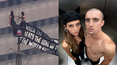 ¿Quiénes son Angela e Ivan, la pareja de escaladores que se comprometió en el Empire State Building?