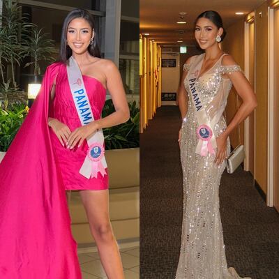 Diseñadores nacionales e internacionales detrás de los vestidos de Liliam Ashby Barrera en Miss International 2024