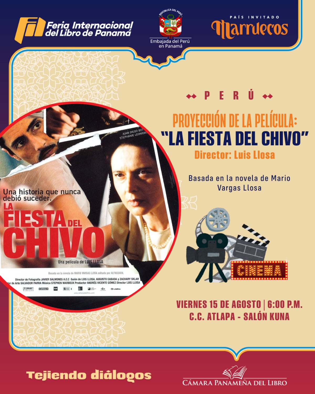 Embajada de Perú en Panamá le rendirá homenaje a Mario Vargas Llosa durante la Feria Internacional del Libro de Panamá 