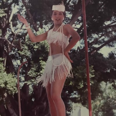 Doria de Marchena cuando fue Doria 1era en La Tablas