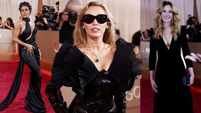 Si te invitaran a los Globos de Oro, ¿Cuál de estos atuendos negros usarías?