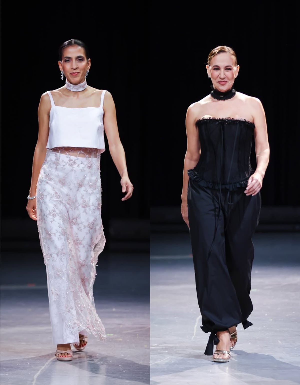 La presentadora Karen Chalmers y otras mujeres sobrevivientes de cáncer desfilaron en Panamá Fashion Week