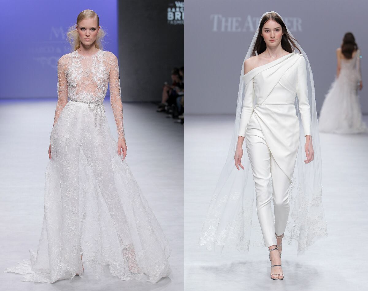 Ocho tendencias en trajes para la novia