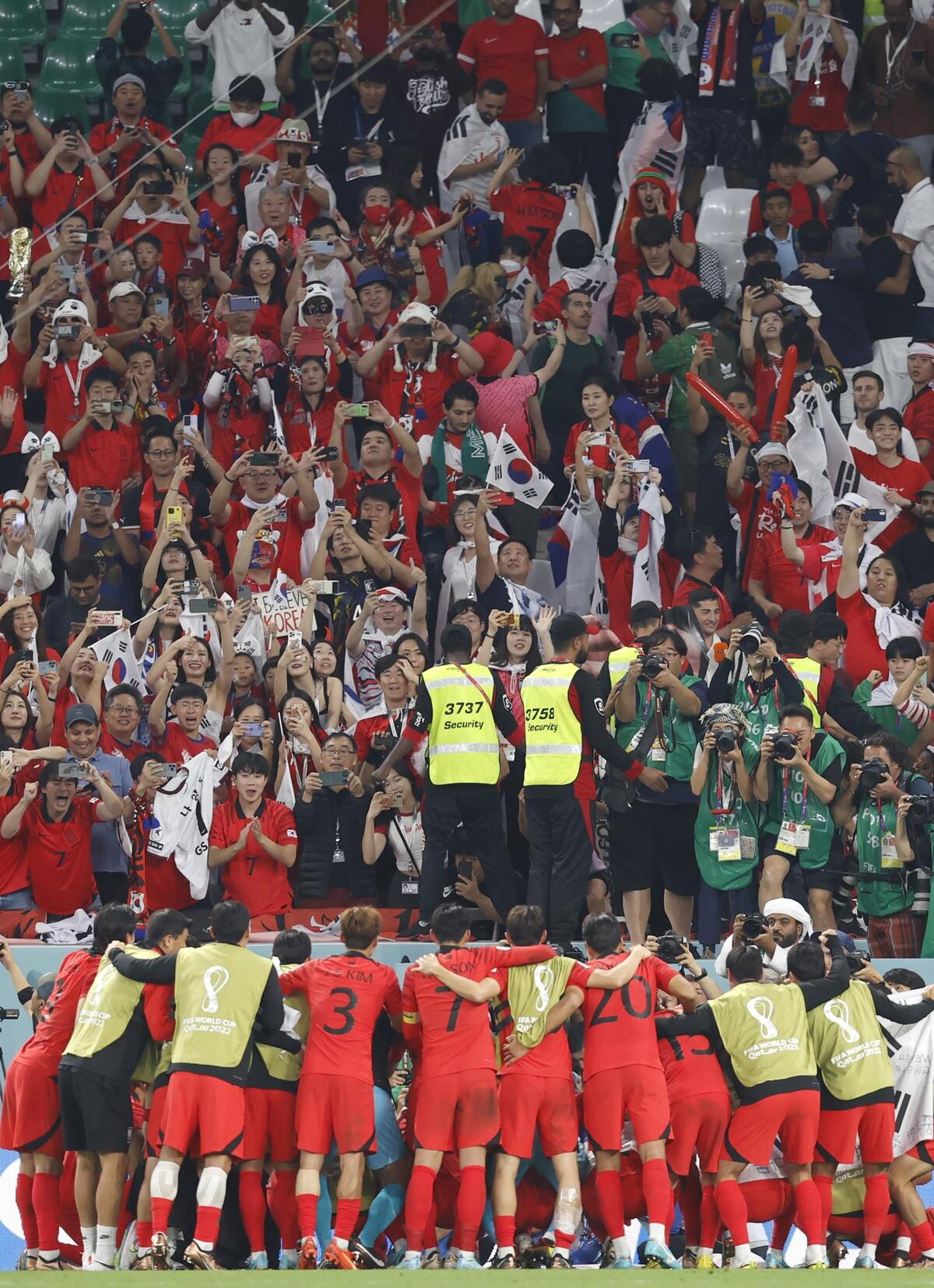 La emotiva victoria de Corea del Sur en el Mundial; Uruguay se queda