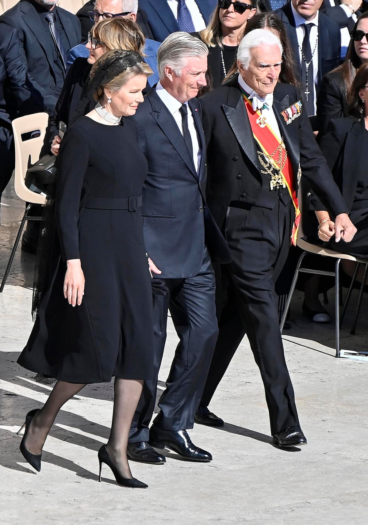 Los reyes de España, el príncipe William y demás monarcas en el funeral del papa Francisco