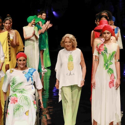 Naturaleza e inclusión con el toque Helene Breebaart en su desfile del Fashion Week Panamá 2018