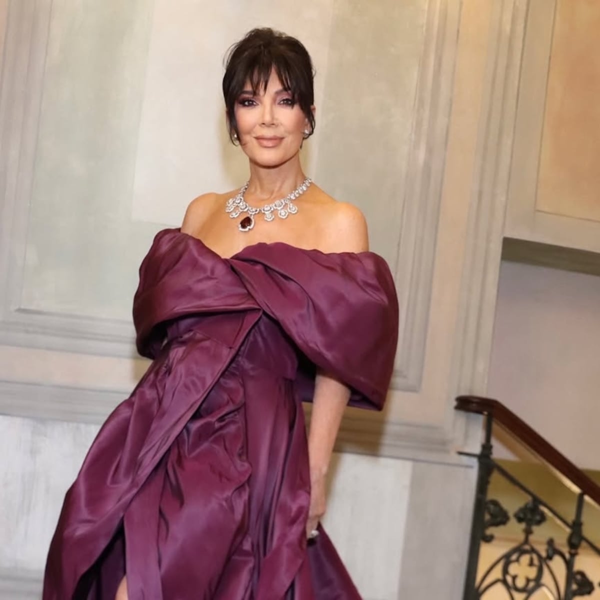 Kris Jenner reutilizó en Italia un vestido Dolce & Gabanna de su hija Kim Kardashian 