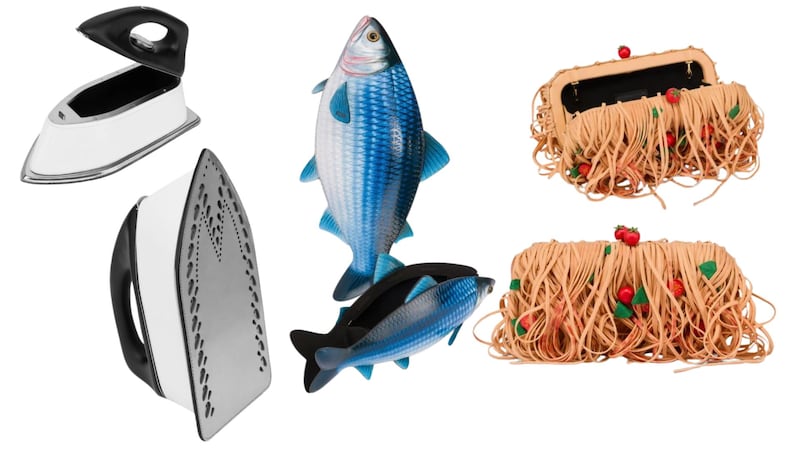 Espagueti, pescado y hasta una plancha:¿comprarías alguno de estos bolsos Moschino valorados en más de mil dólares?