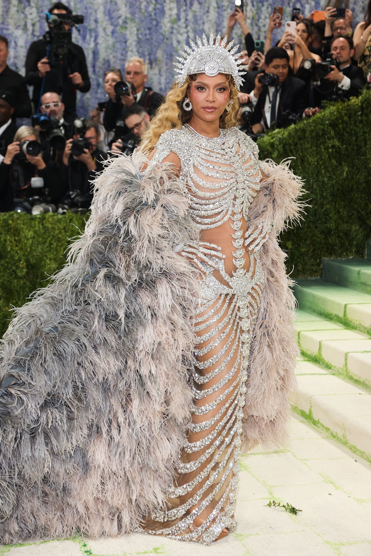 Beyoncé regresa a la Met Gala acompañada de su hija Blue Ivy y su esposo Jay-Z