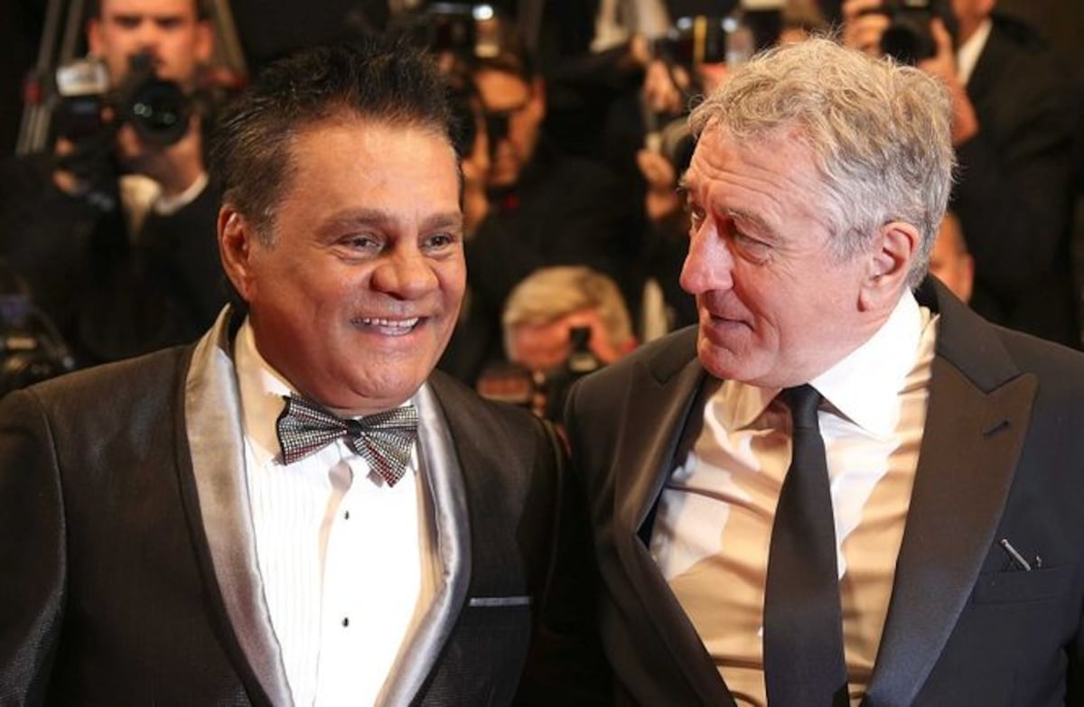 El día que Roberto Durán y Robert De Niro compartieron en el Festival de Cannes