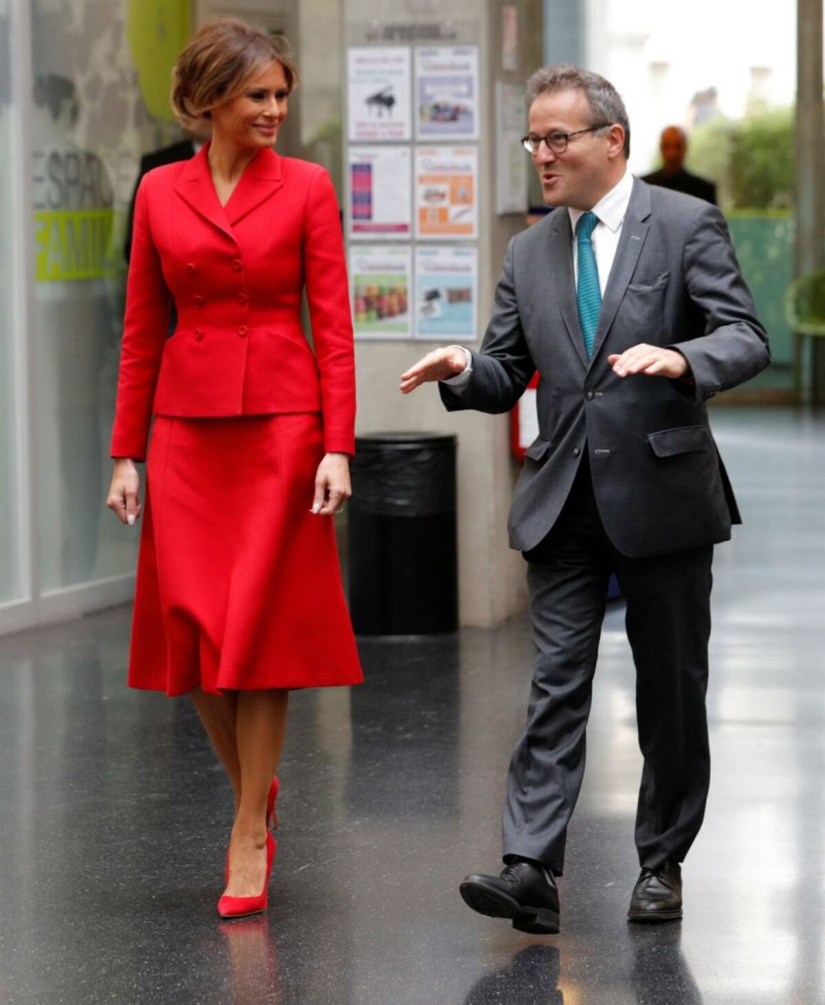 Melania Trump y sus atuendos más impresionantes en su primer año como primera dama