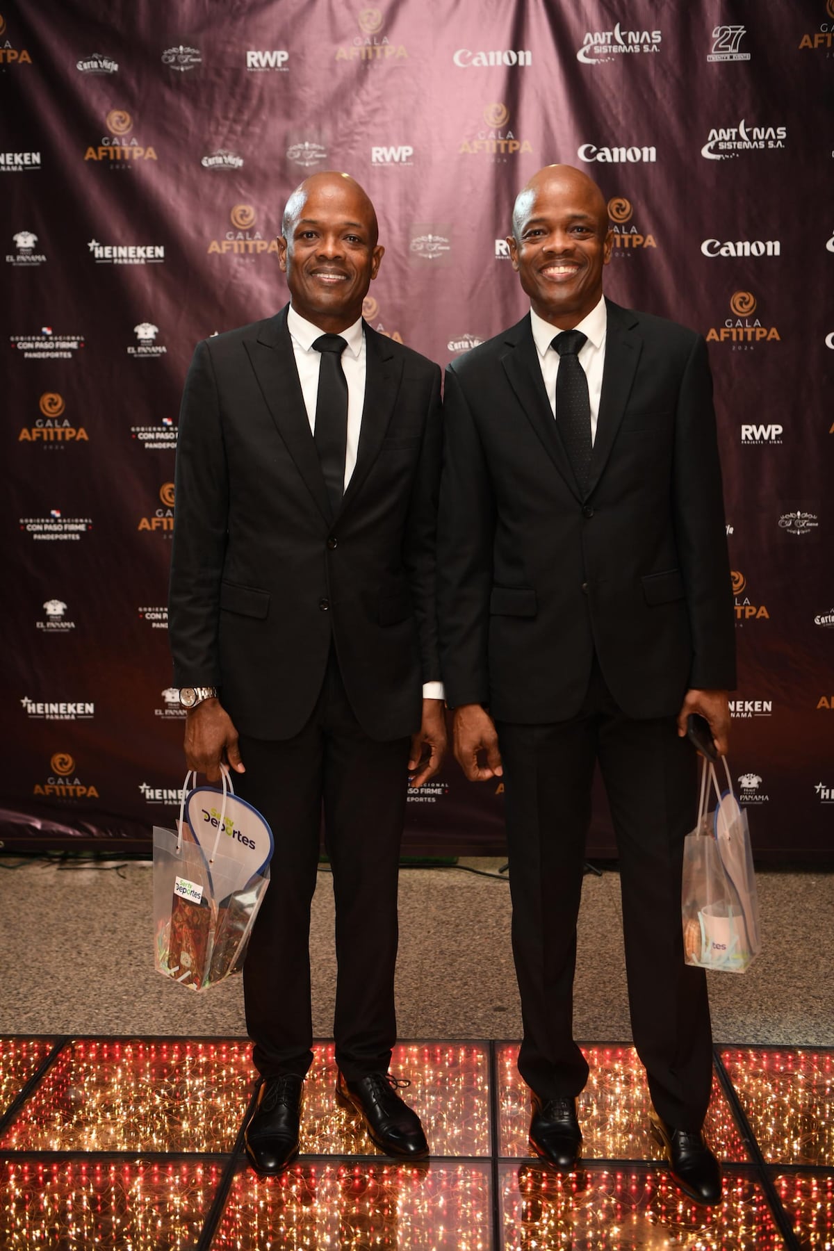 Así lucieron las estrellas de fútbol panameño en la alfombra roja de los premios Afutpa 2024