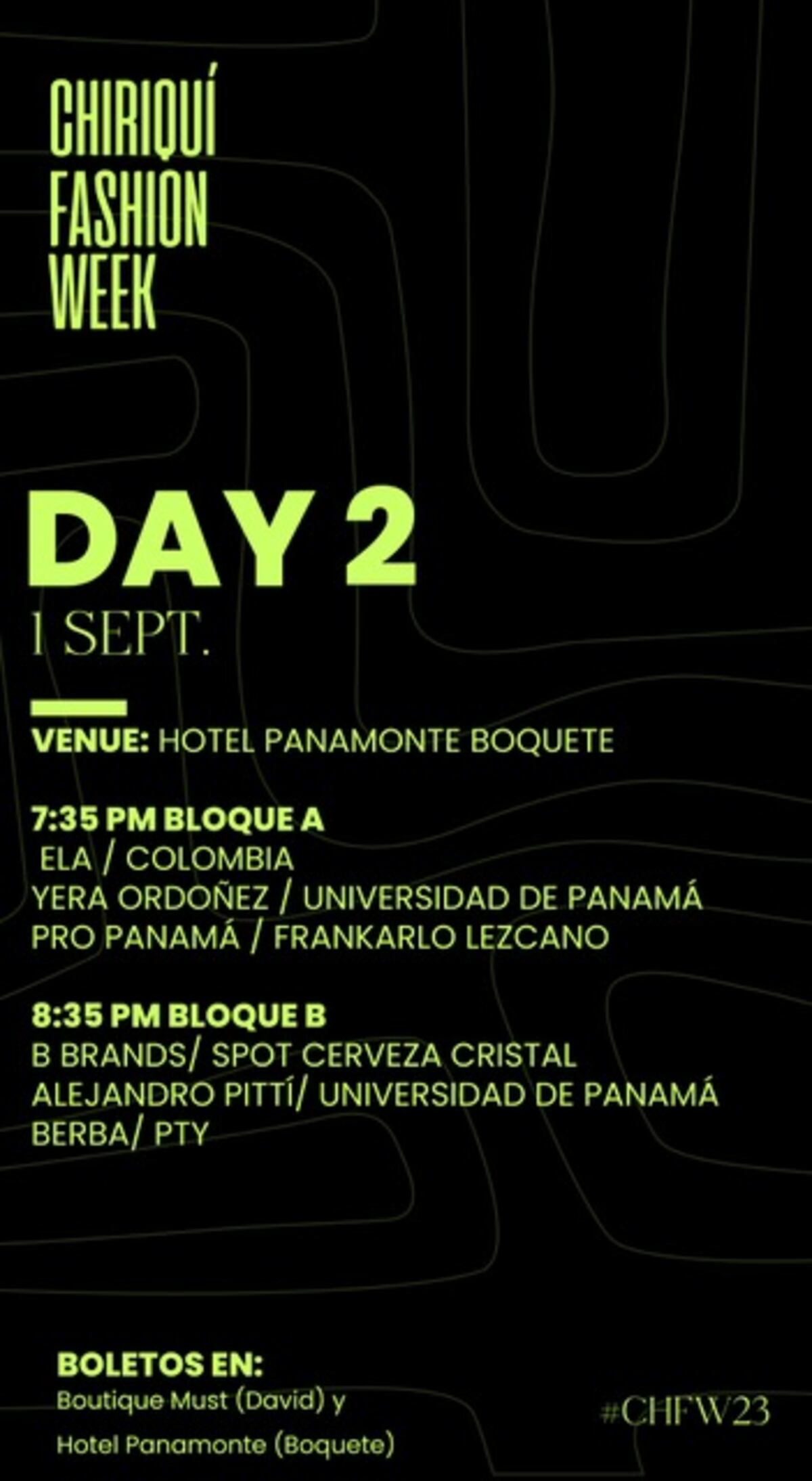 Chiriquí Fashion Week 2023, un escenario de moda y propuestas innovadoras