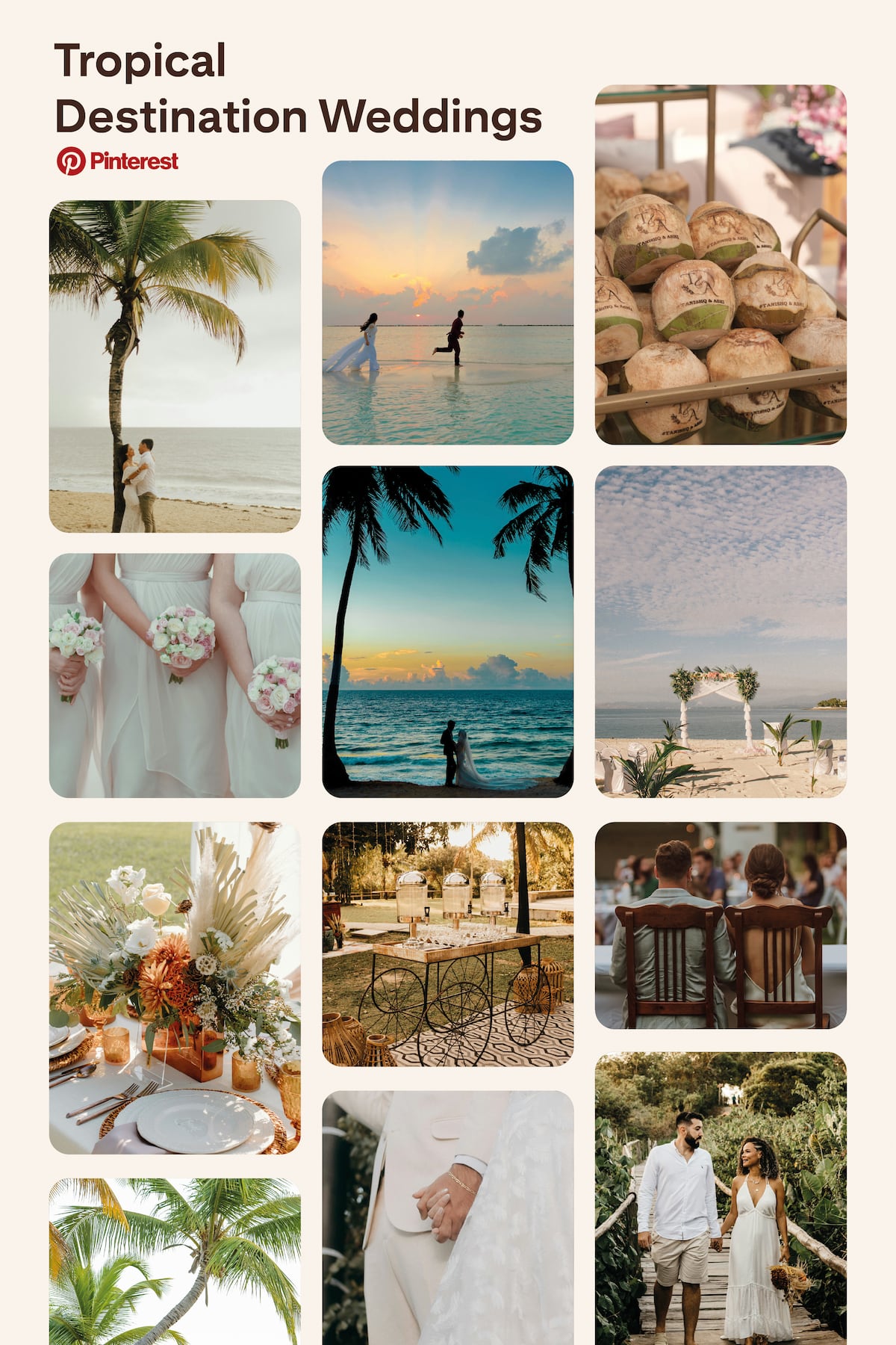 Reporte de Pinterest: El marrón, el maximalismo y los toques surrealistas marcan las bodas de 2025