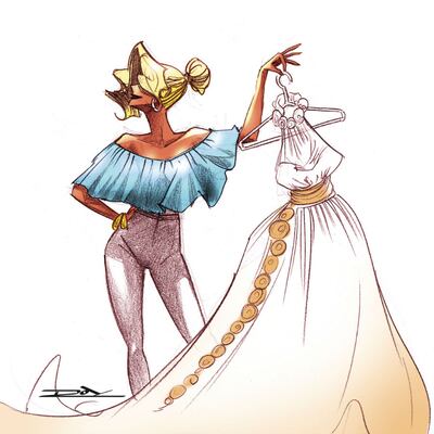 Y el vestido de novia ¿qué?