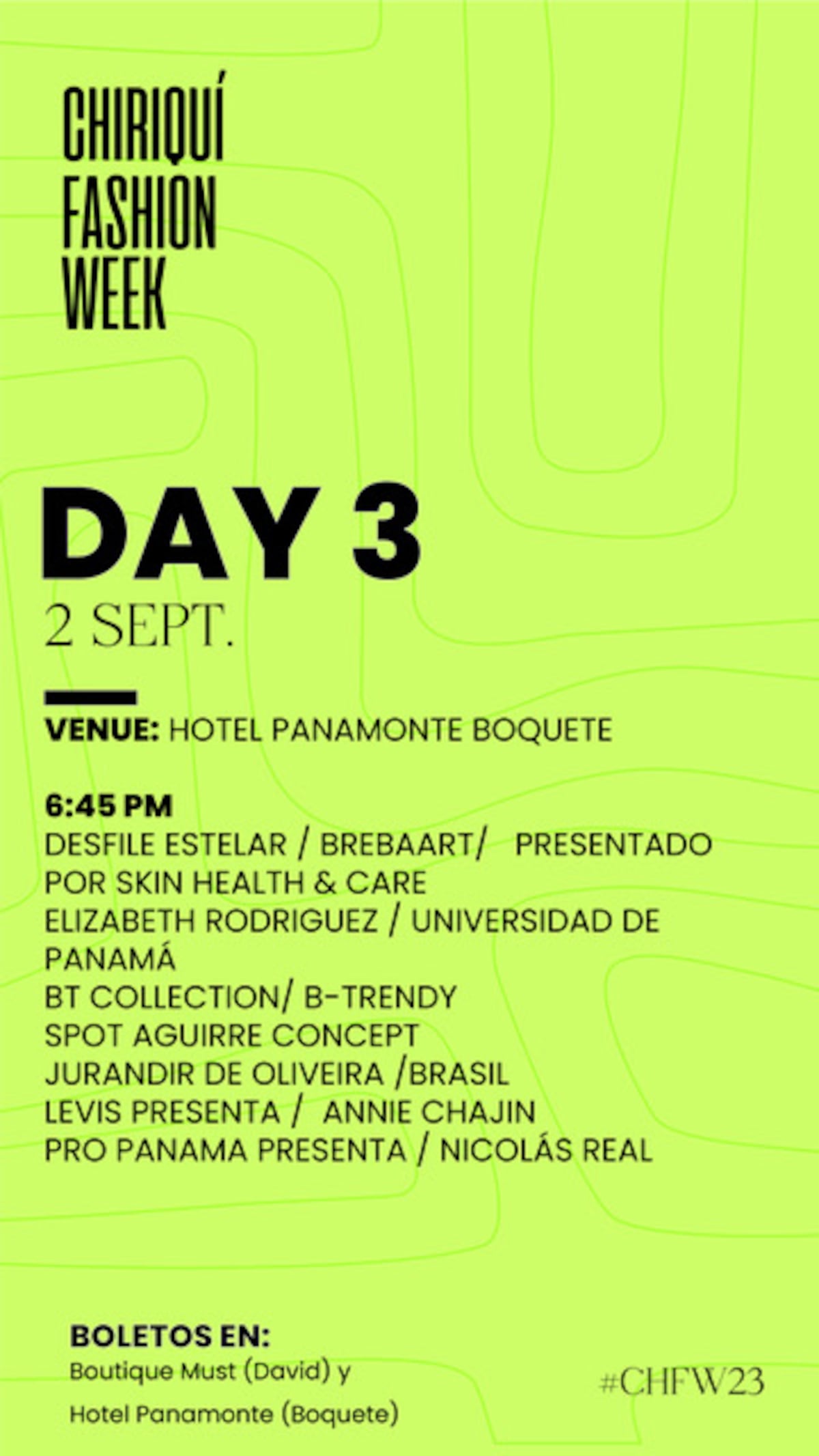 Chiriquí Fashion Week 2023, un escenario de moda y propuestas innovadoras