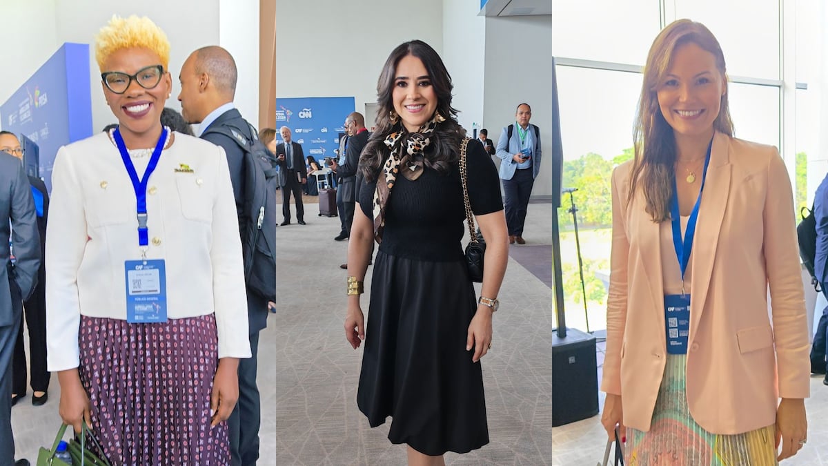 ¿Cómo se visten ELLAS en un foro económico internacional?