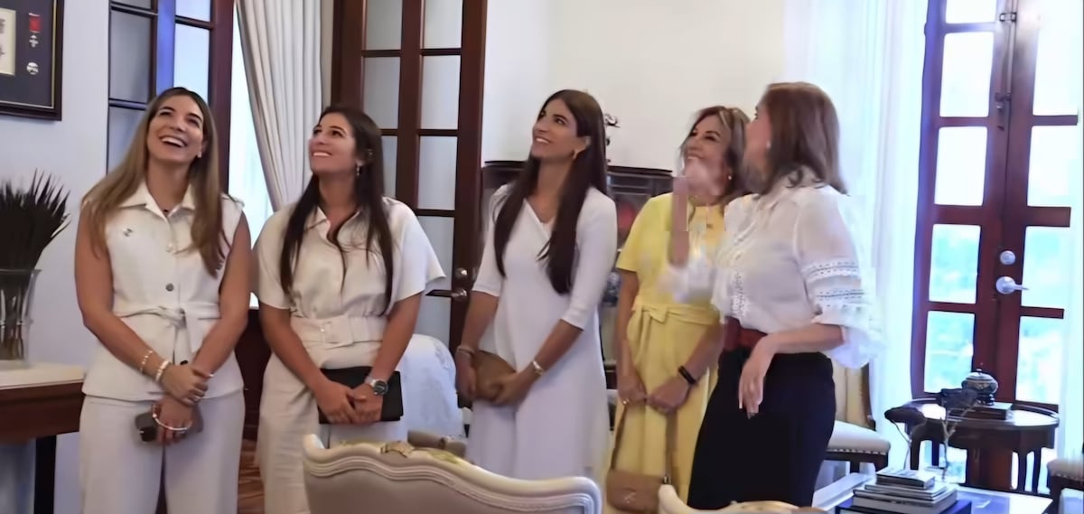 Transición de primera dama: primer encuentro entre Yazmín de Cortizo y Maricel de Mulino