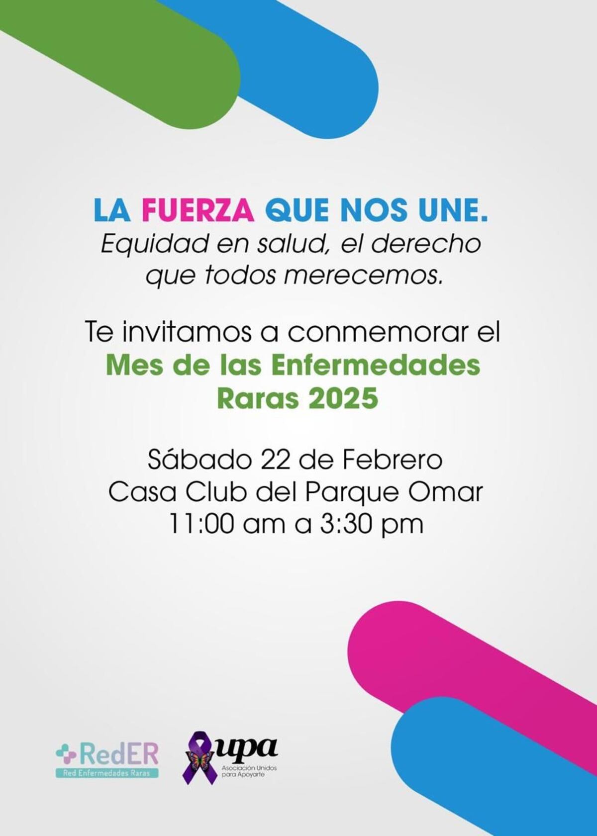 Feria familiar en el Parque Omar para conmemorar las enfermedades raras en Panamá