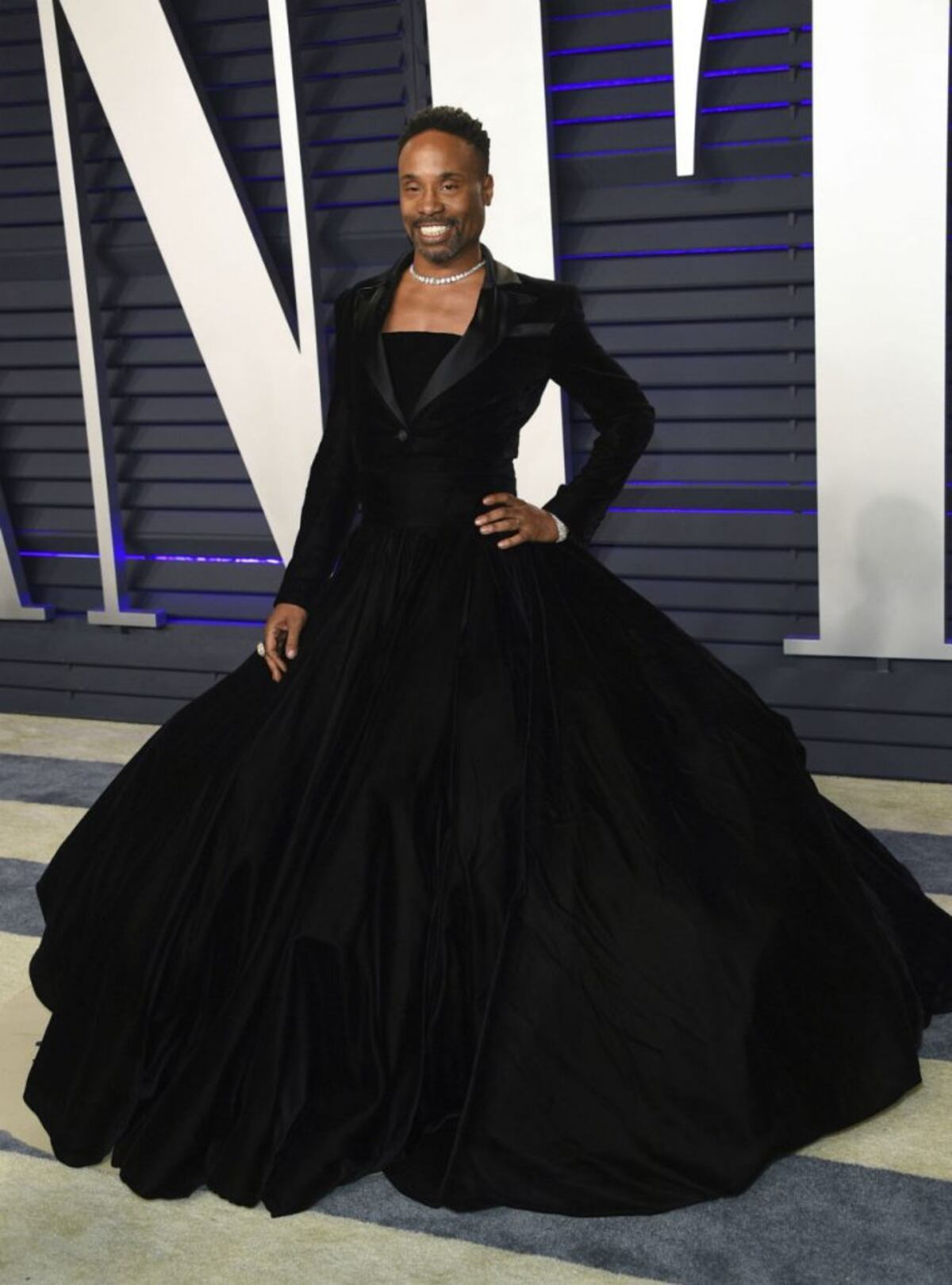 Billy Porter, el actor que lleva vestido en la alfombra roja