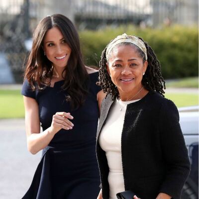 La mamá de Meghan Markle se reúne con la reina