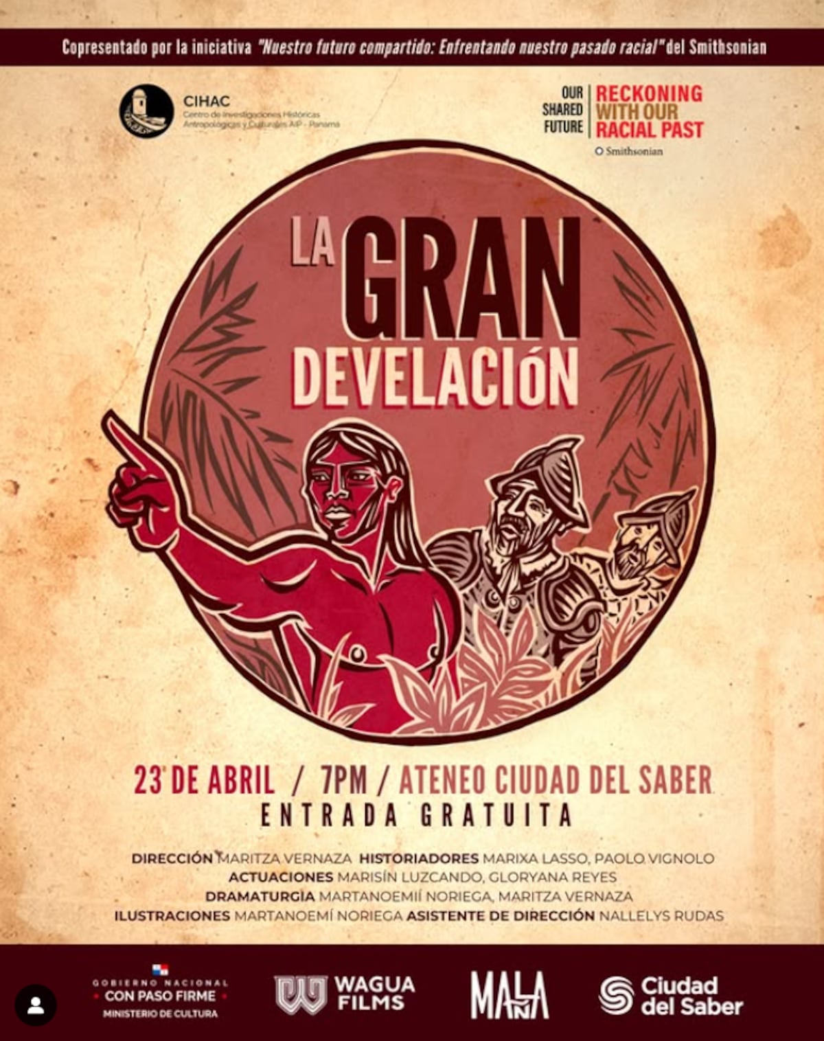 ‘La Gran Develación’, la obra sobre el descubrimiento del Mar del Sur que se presentará gratis en el teatro Ateneo