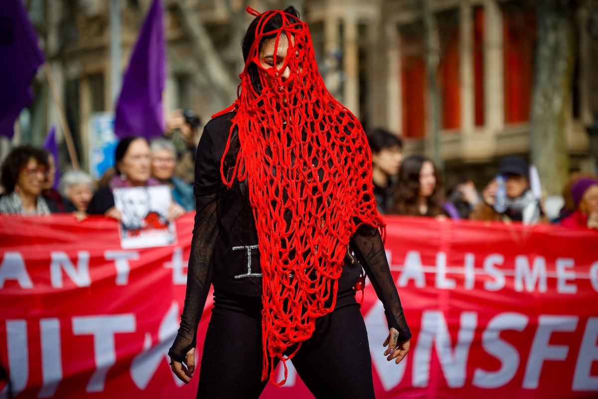 En fotos: mujeres alrededor del mundo salen a las calles a conmemorar un nuevo Día Internacional de la Mujer
