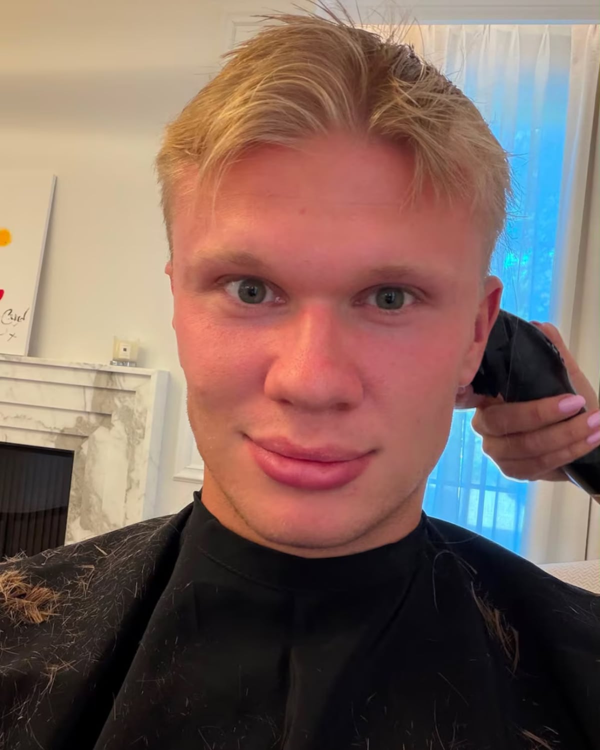 Adiós a la melena rubia: Erling Haaland y su nuevo look de cabello corto