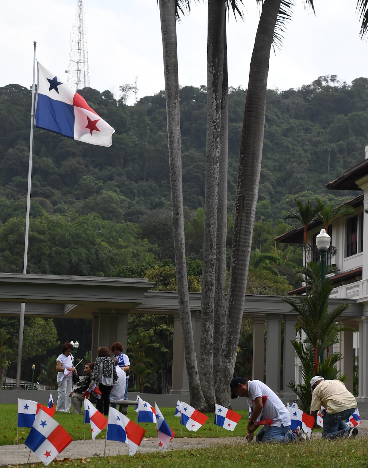 ¿Por qué se están colocando banderas panameñas en enero?