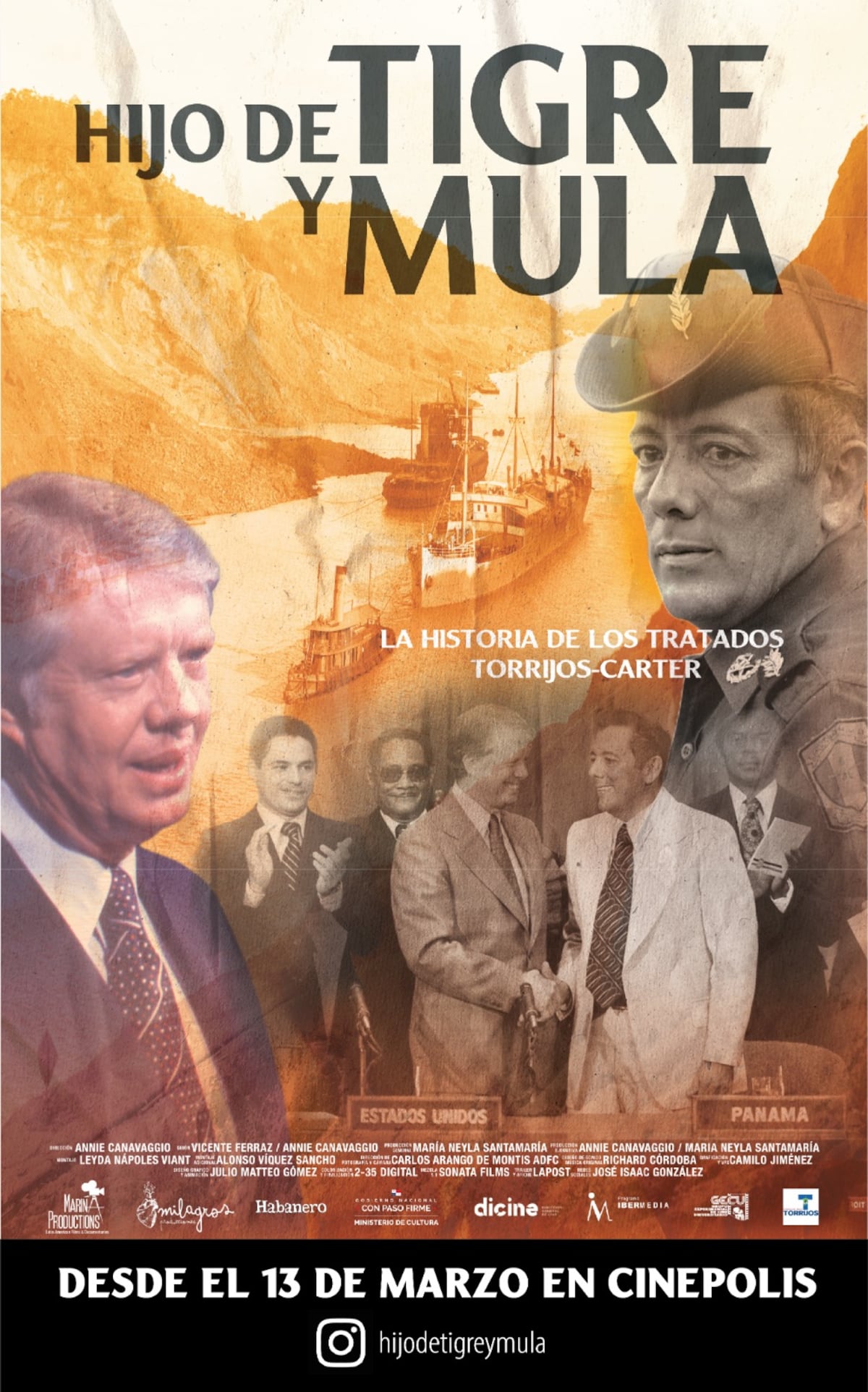 La película ‘Hijo de Tigre y Mula’ de la panameña Annie Canavaggio contará la historia detrás de los Tratados Torrijos-Carter