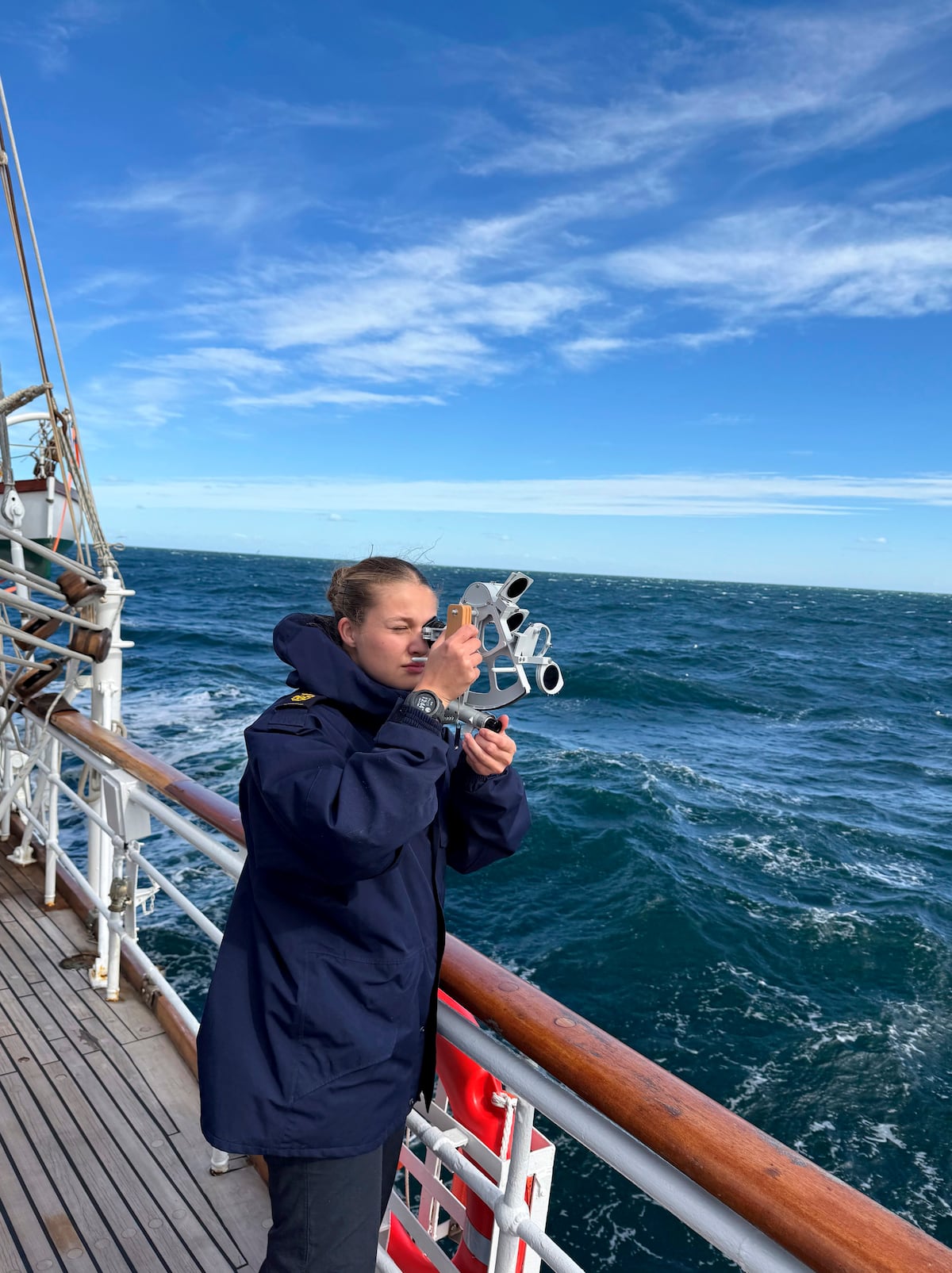 La princesa Leonor de España ya se encuentra rumbo a Panamá