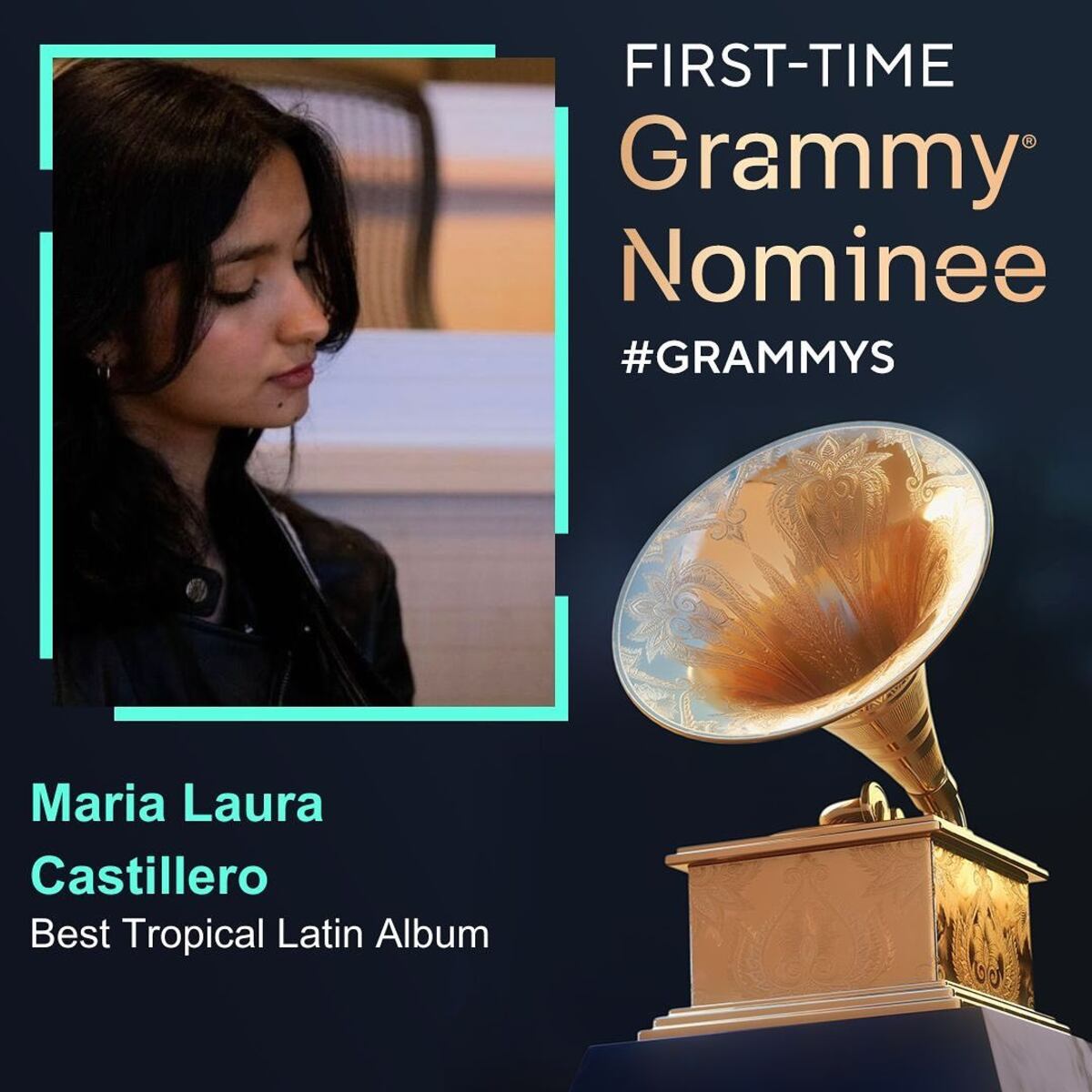 La panameña María Laura Castillero gana su primer Grammy por el álbum Alma, Corazón y Salsa, de Mimy y Tony Succar 