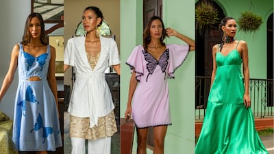 Cuatro ‘looks’ de ‘Morpho’, la nueva colección de Greta Bayo 