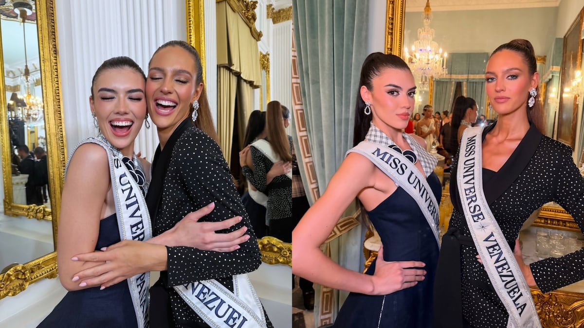 Miss Panamá y Miss Venezuela, las dos latinas más altas en Miss Universo, posan juntas en Puerto Rico