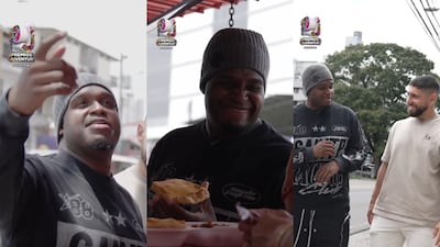 Hojaldres, barberías y escuelas: Sech recorre las calles de su infancia junto a Premios Juventud