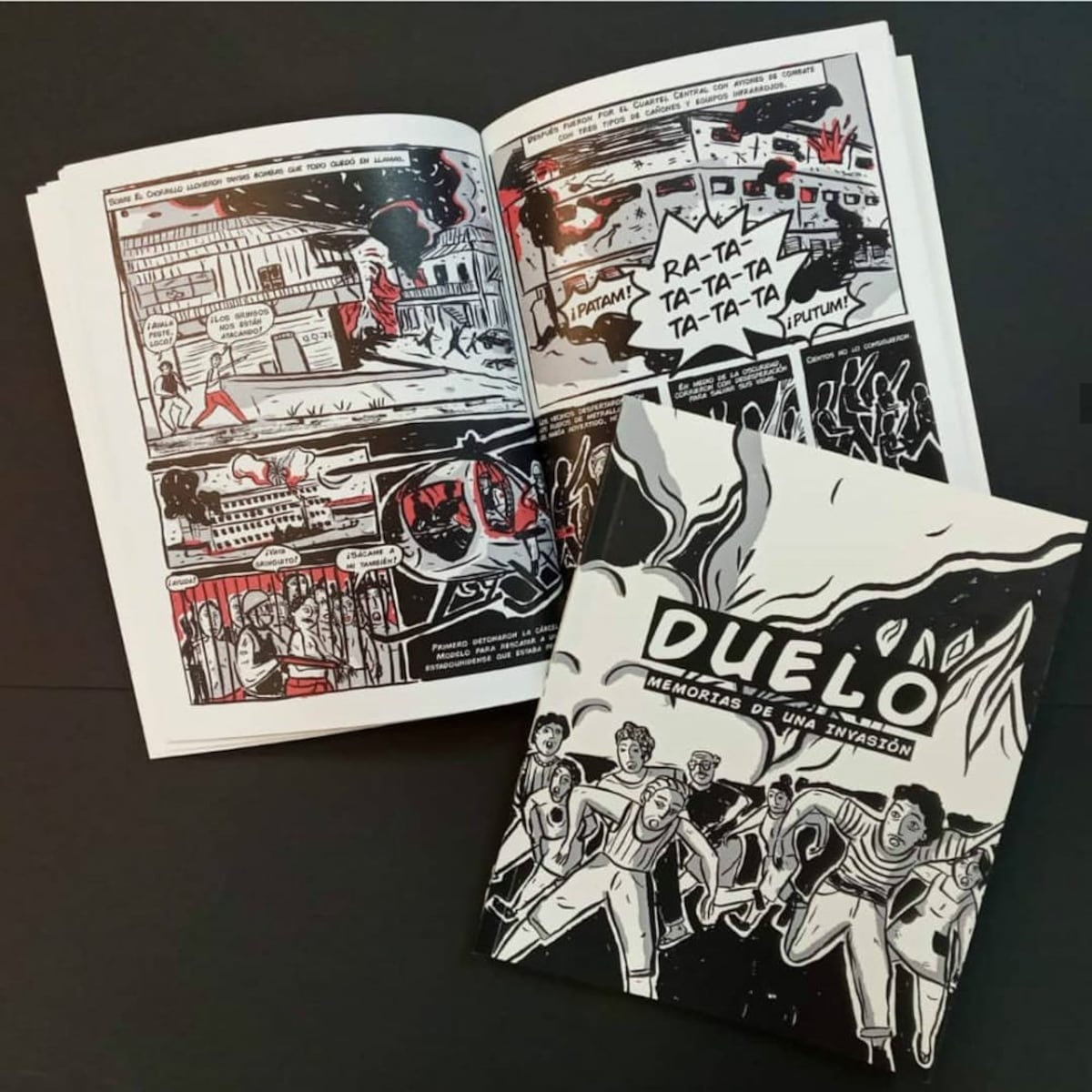 La invasión de Estados Unidos a Panamá en un cómic