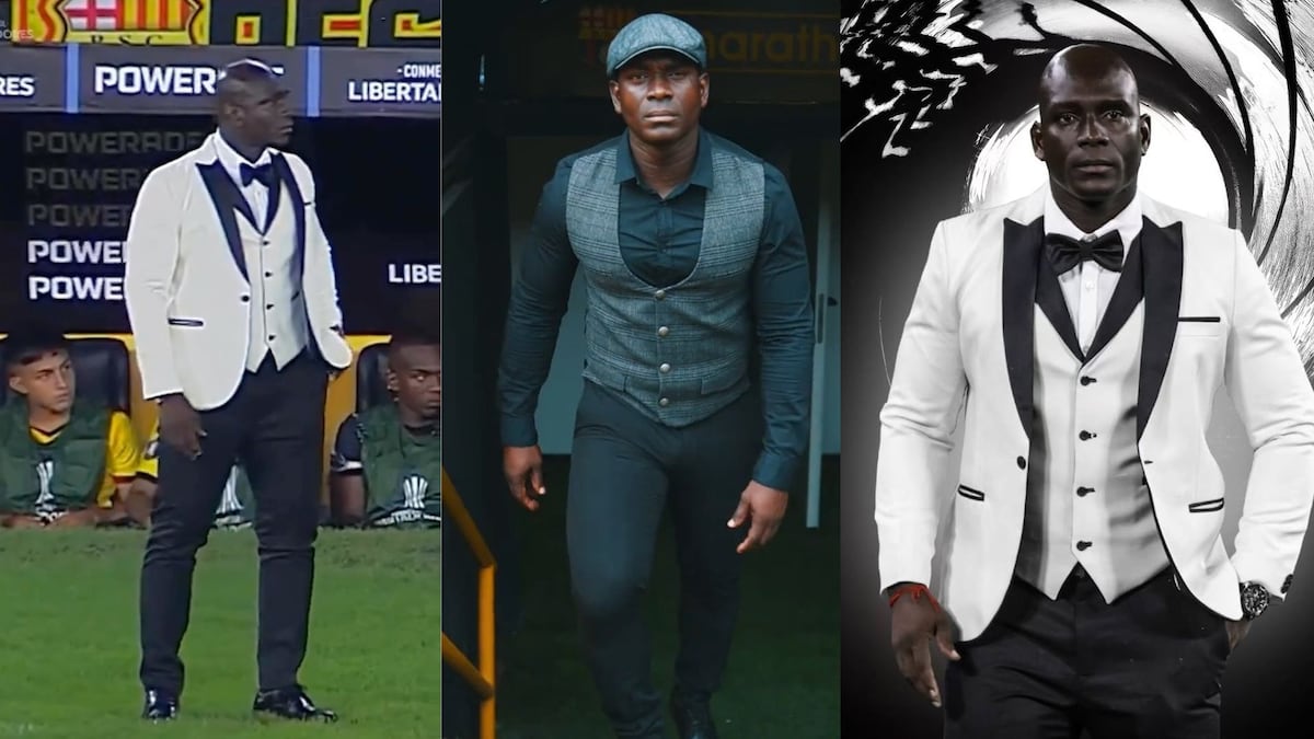 De esmoquin blanco en la cancha: él es Segundo Castillo, el director técnico que viste de gala para sus partidos