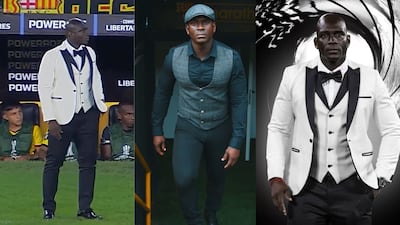 De esmoquin blanco en la cancha: él es Segundo Castillo, el director técnico que viste de gala para sus partidos