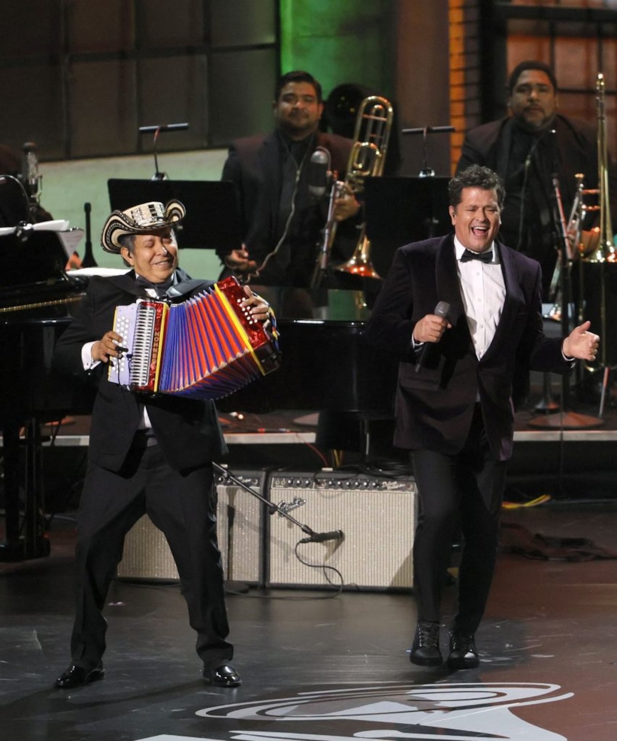 Los artistas en la gala en honor a Rubén Blades como Persona del Año