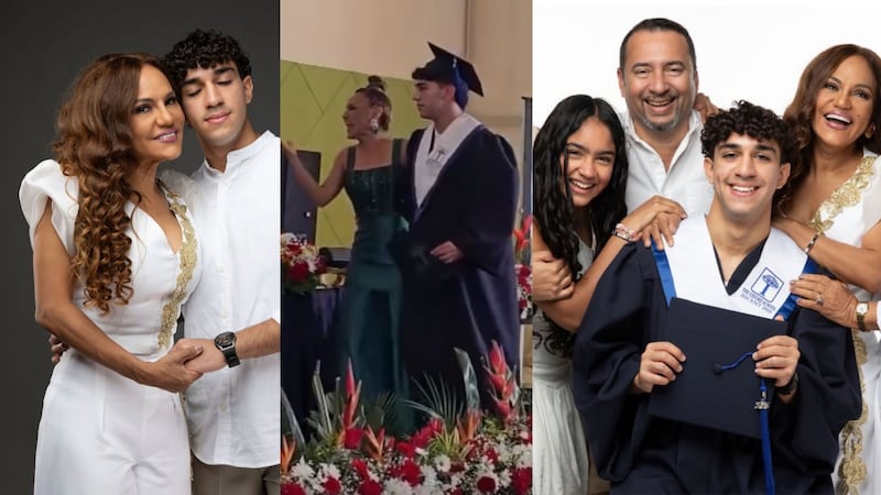 Sandra Sandoval celebra la graduación de sus dos hijos