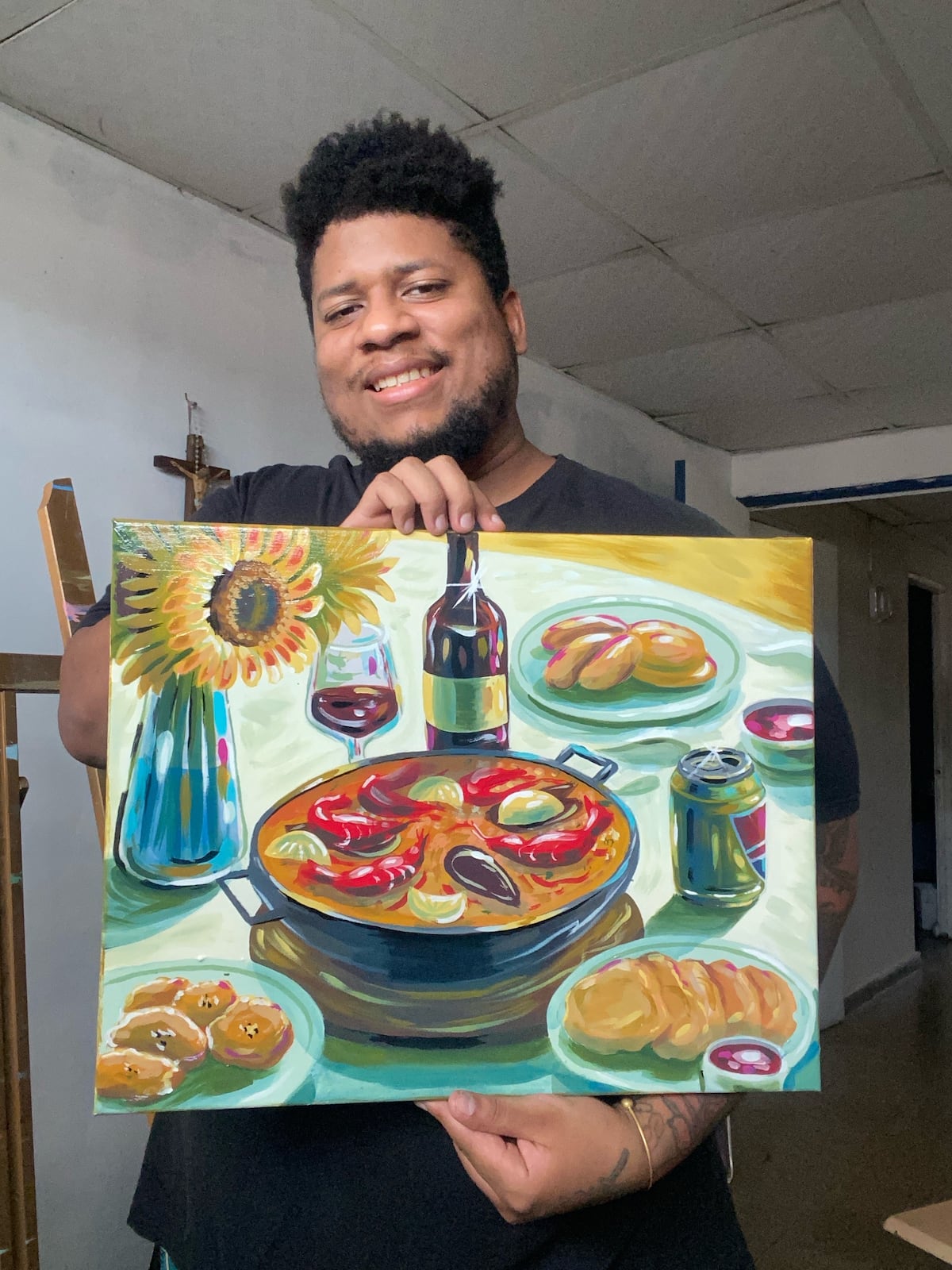 ¿Has visto capibaras comiendo siumai? Así son las obras del artista panameño Meraverso