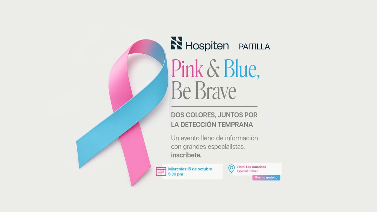 Hospiten Paitilla realizará evento Pink & Blue, Be Brave: Dos colores, juntos por la detección temprana