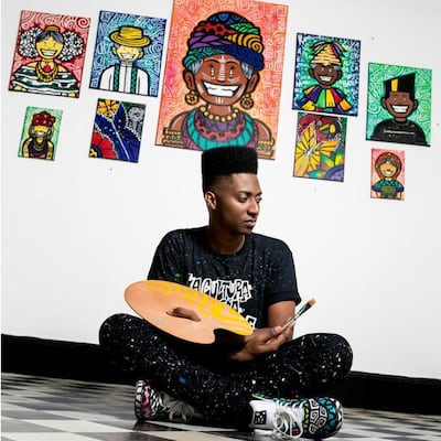 Jean Decort y su taller de pintura por Instagram live durante la cuarentena