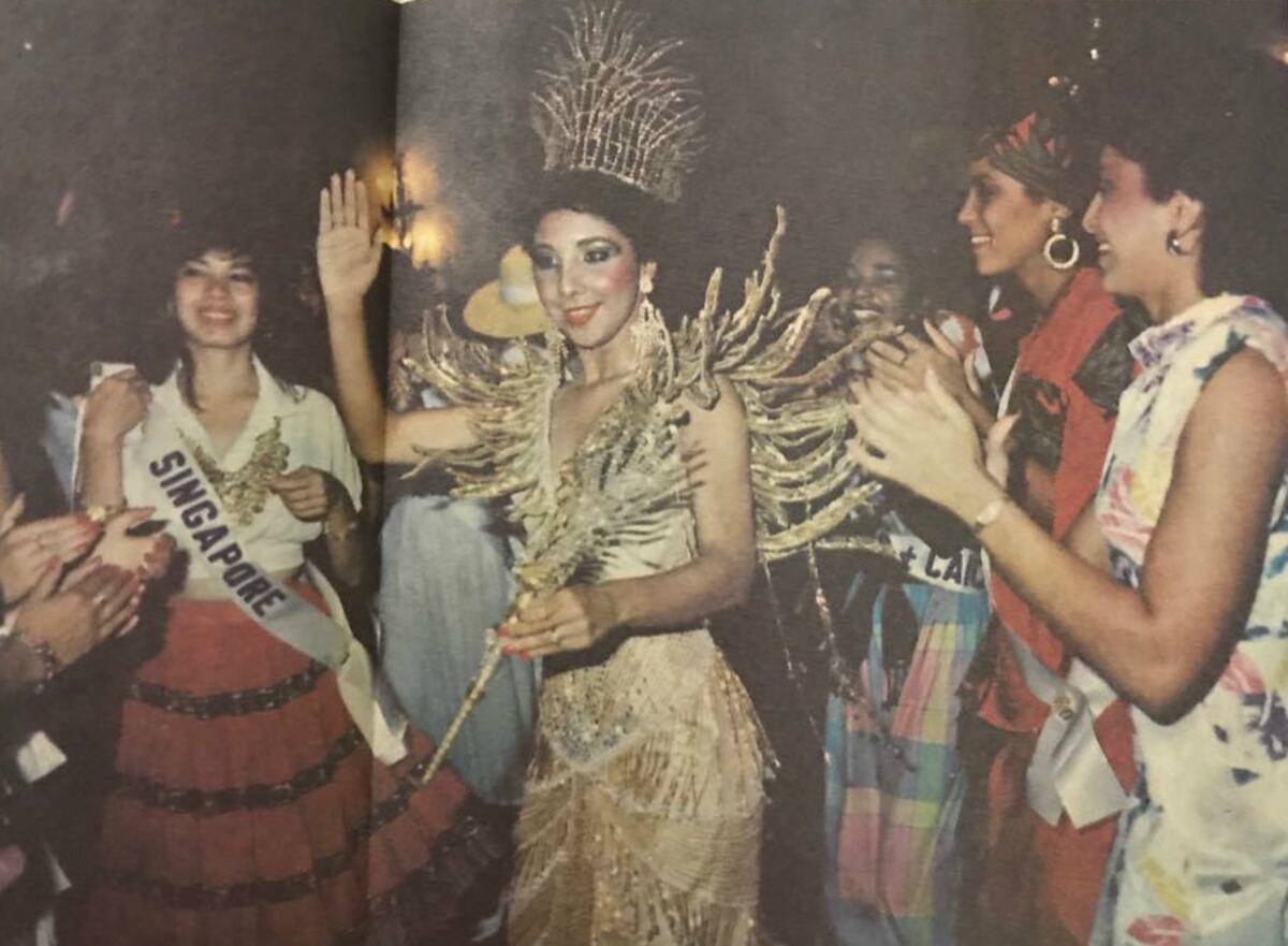 Doria de Marchena cuando fue Doria 1era en La Tablas