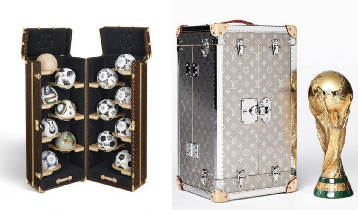 Las maletas de lujo de Louis Vuitton en la Copa Mundial