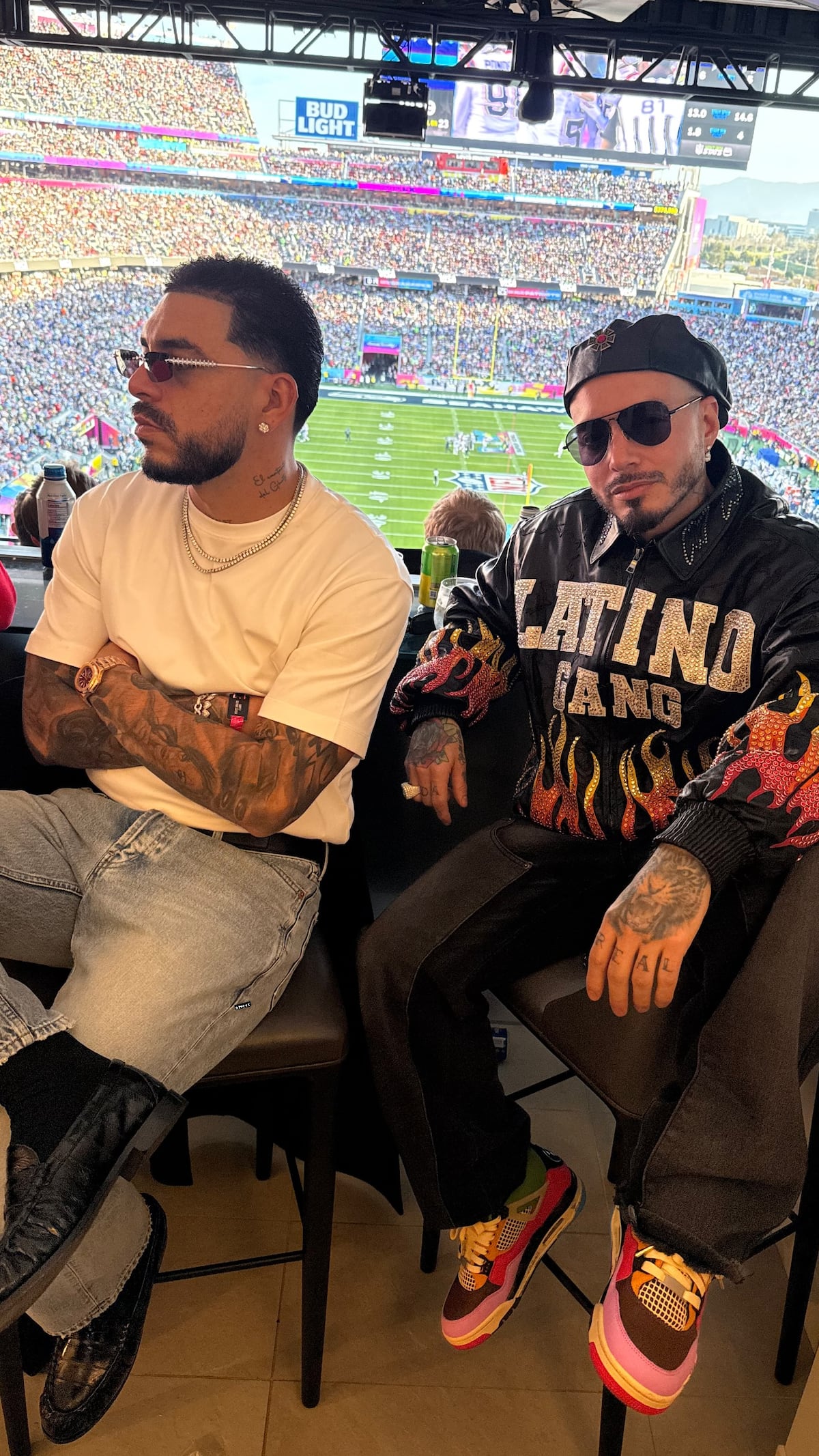 J Balvin, Sofía Vergara, Kendall Jenner, Cardi B, Pedro Pascal y demás celebridades que asistieron al Super Bowl LX